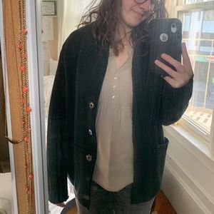 Urban Tribe Green Wool Jacket Size Large